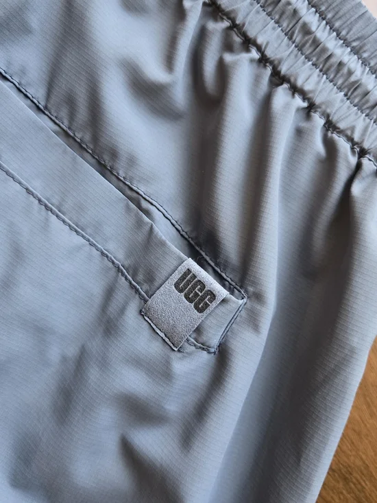 UGG Gray Cargo Pants Large Elastic Waist Lightweight Utility Streetwear - Picture 2 of 7